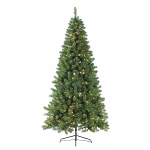 7FT Virginia Spruce Pre-lit Puleo Artificial Christmas Tree | AT104